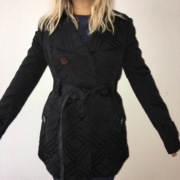 Guess by Marciano Jackets & Blazers - Guess by Marciano Black Trench Style Coat